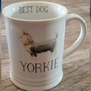 Julianna Swaney for Fringe Yorkie Yorkshire Terrier Dog Coffee Tea Mug